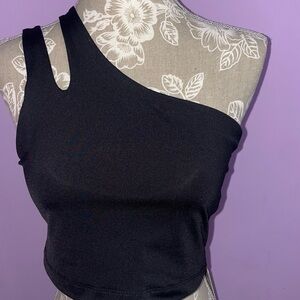 Asymmetrical Double Strap Midi Bra